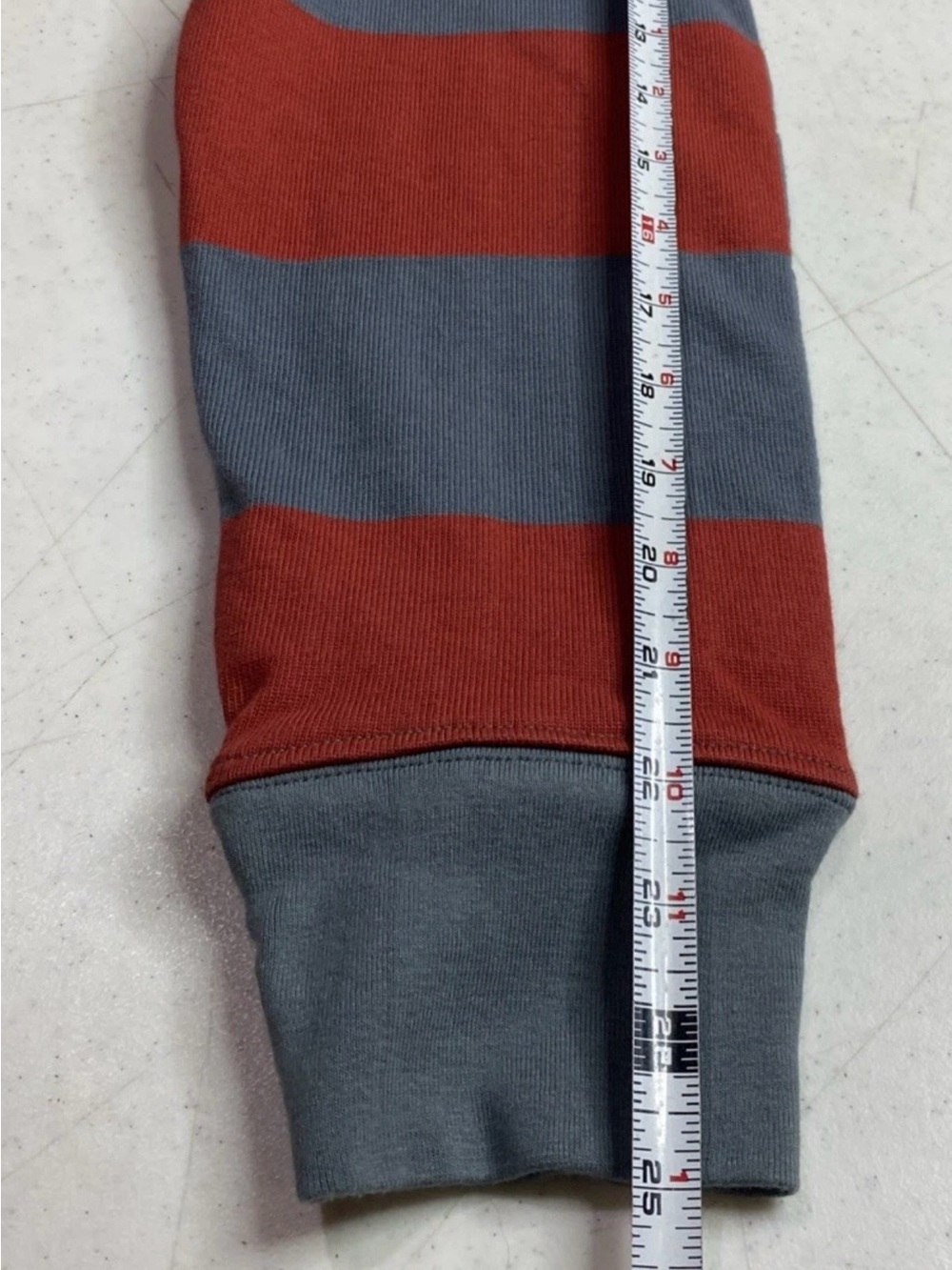 Xtratuf Rugby Polo Heavy Cotton Long Sleeve Striped Shirt Heavyweight Large L - Picture 13 of 16